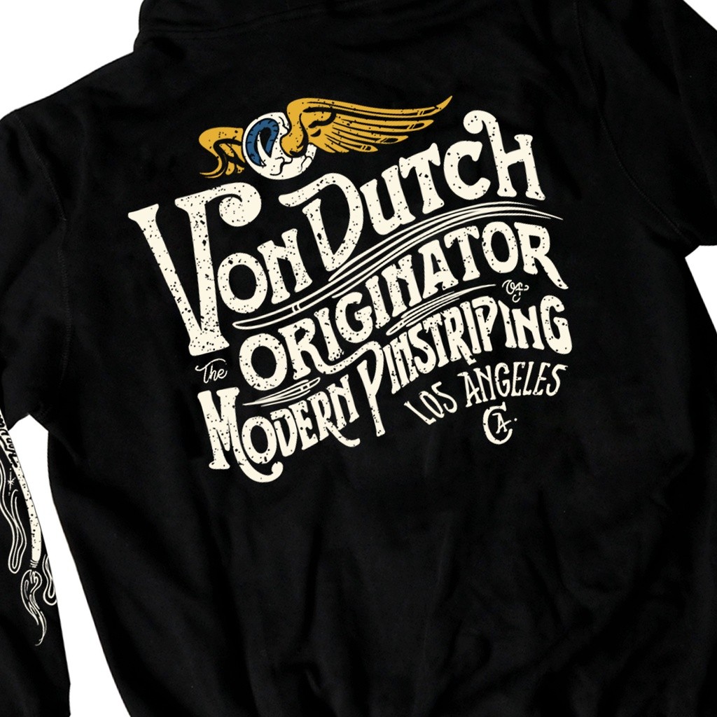 Von Dutch Hoodie 0627 Black
