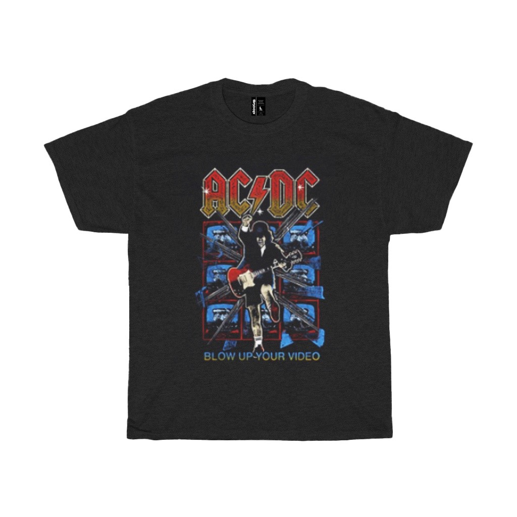 ACDC Tshirt Blow Up Your Video Regular Fit Print On Cotton Material