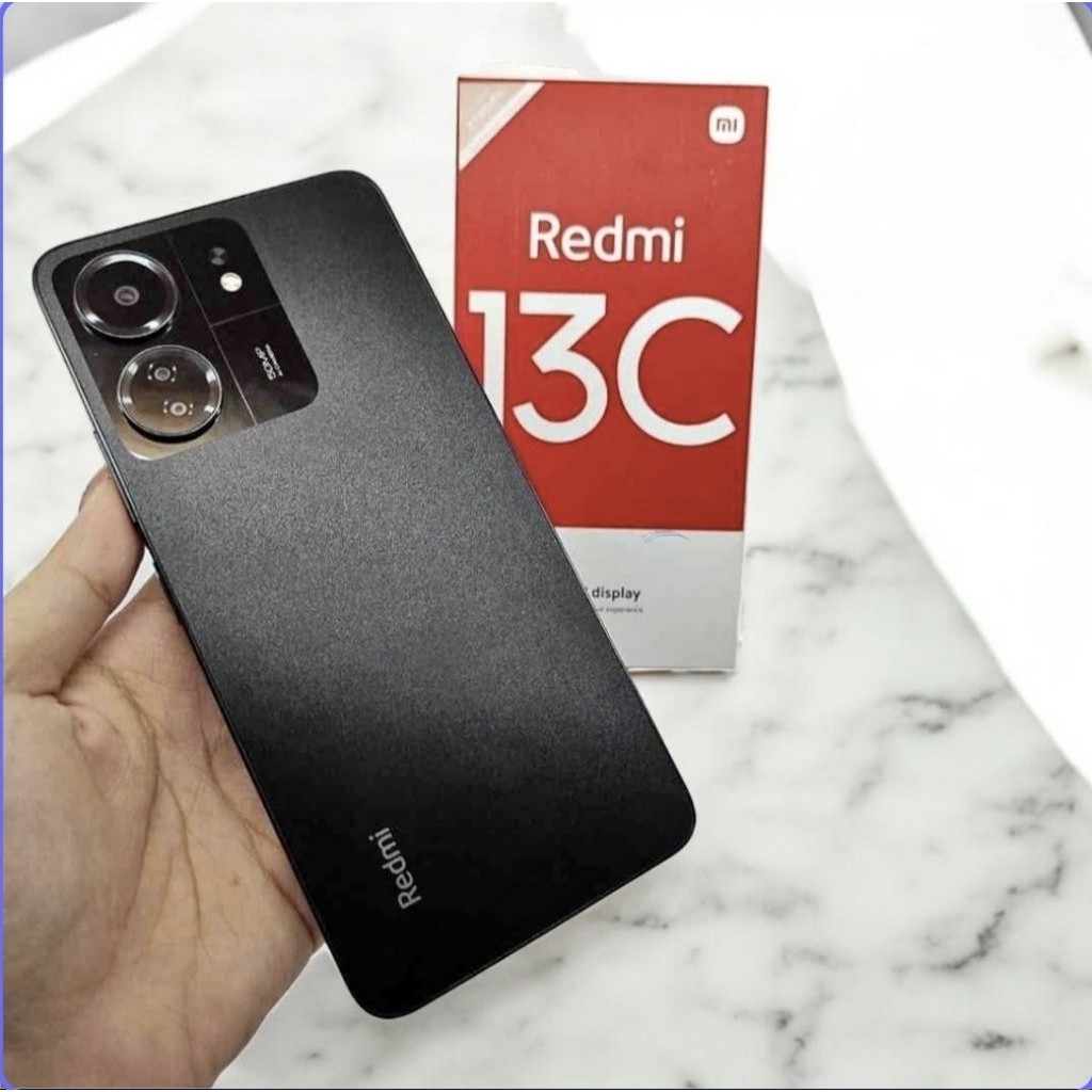 xiaomi redmi 13c versi ram8 256gb dan ram 6 128gb hp second original lengkap kk
