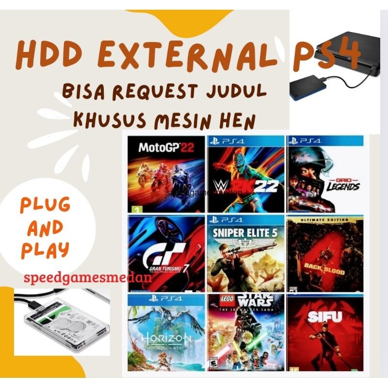 Hardisk game ps4 500gb 1tb