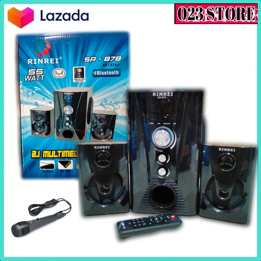 Speaker Aktif RINREI SR-878 J Speaker Bluetooth   free mic