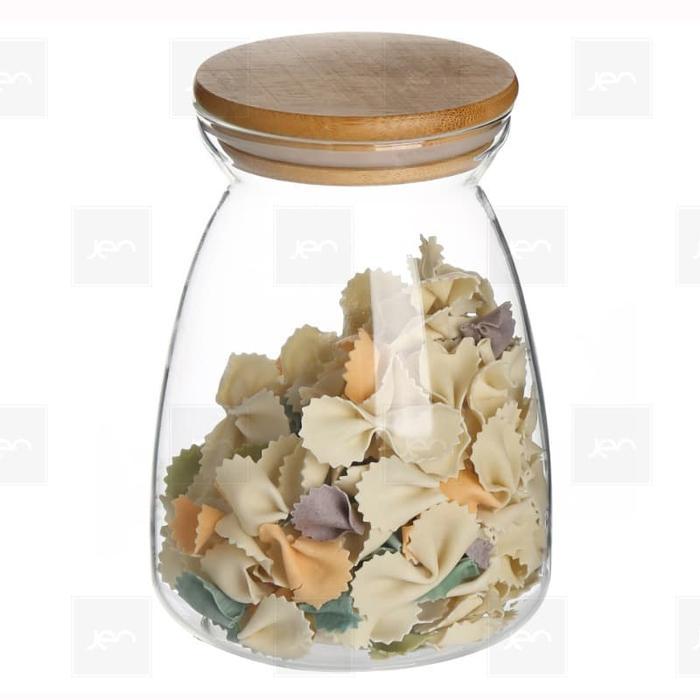 Toples Kaca Makanan Storaged Jar Display Food 600ml