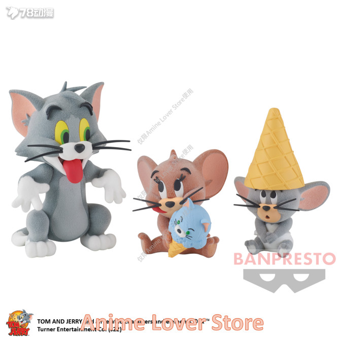 In Stock BANDAI Original BANPRESTO TOM and JERRY Fluffy Puffy Funny Art vol.1 vol.2 vol.3 YUMMY YUMM