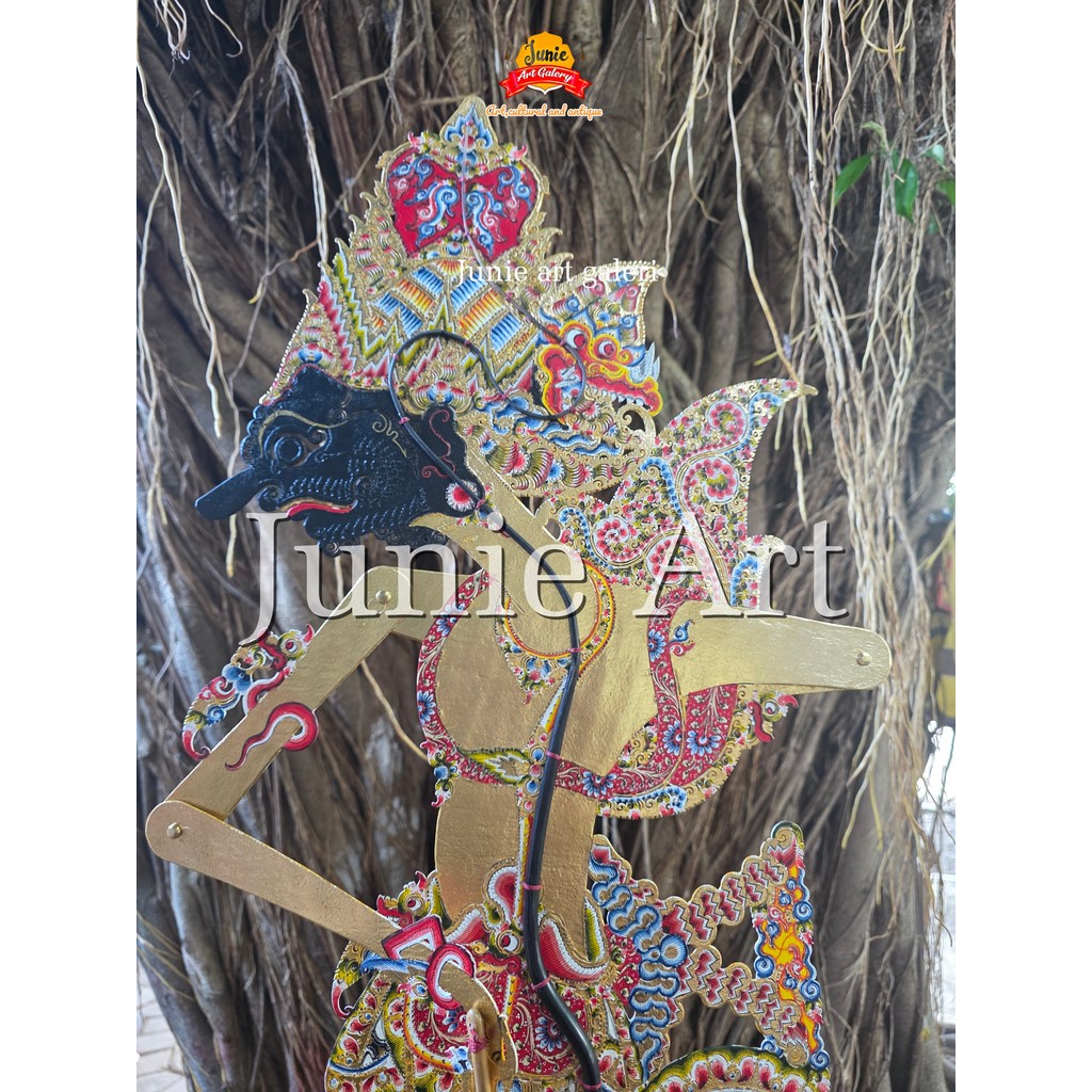 Wayang Kulita Duryudana Kulit Berbau Gapit Sungu premium