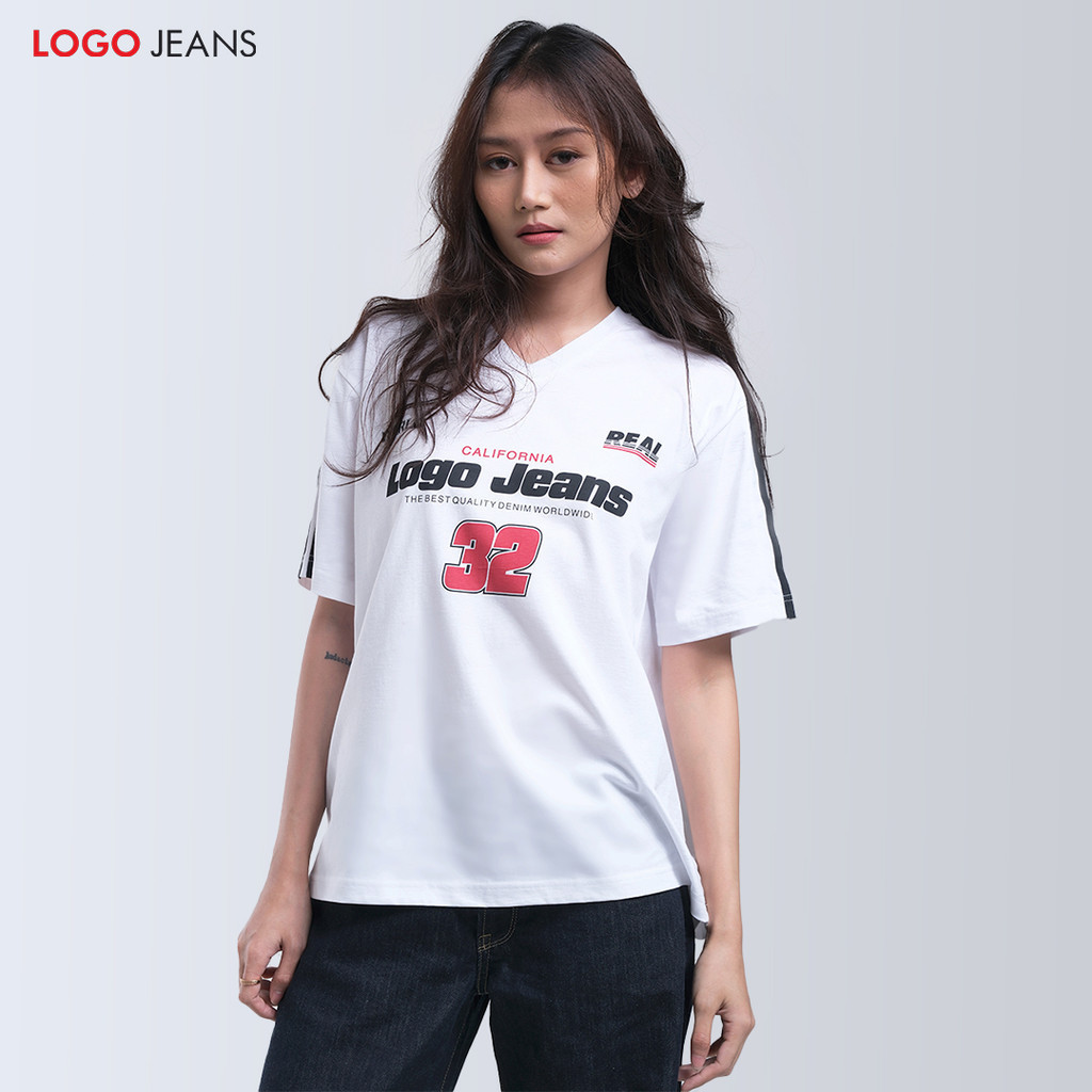 Logo Jeans - Kaos Wanita Shelia 12888L4OW