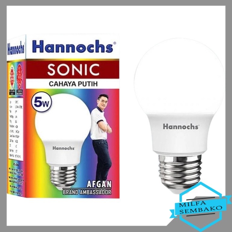 HS465 Bola Lampu Led Hannochs Sonic 5 Watt