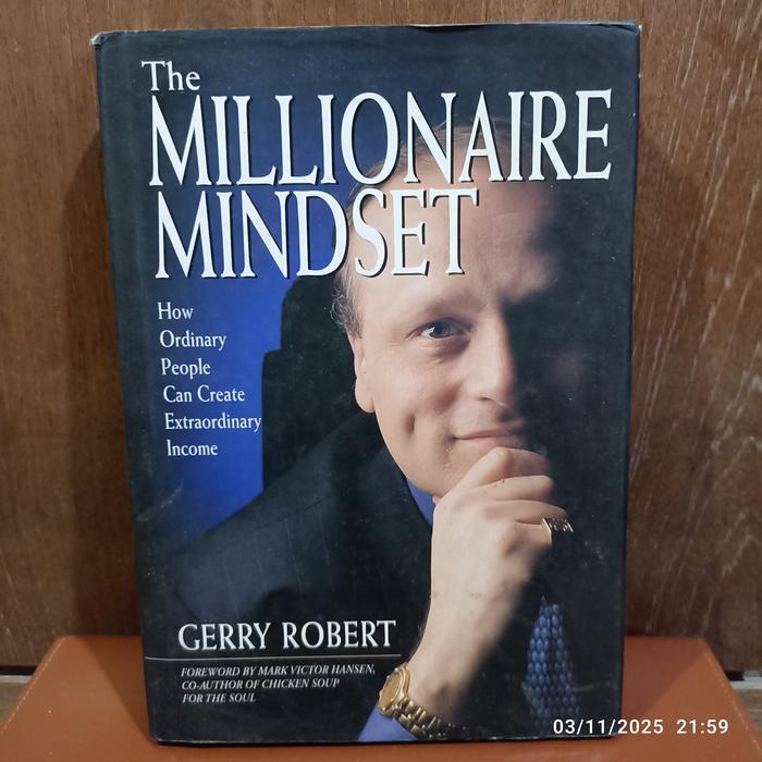 buku the millionaire mindset gerry robert hard cover bahasa inggris 239 hal 1999 bagus