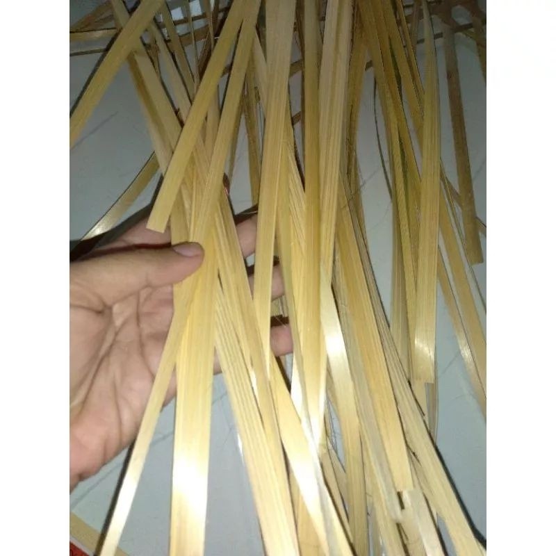 iritan bambu 50pcs / haray bambu/, bahan kerajinan/ bambu tali/anyaman bambu/ kerajinan tangan