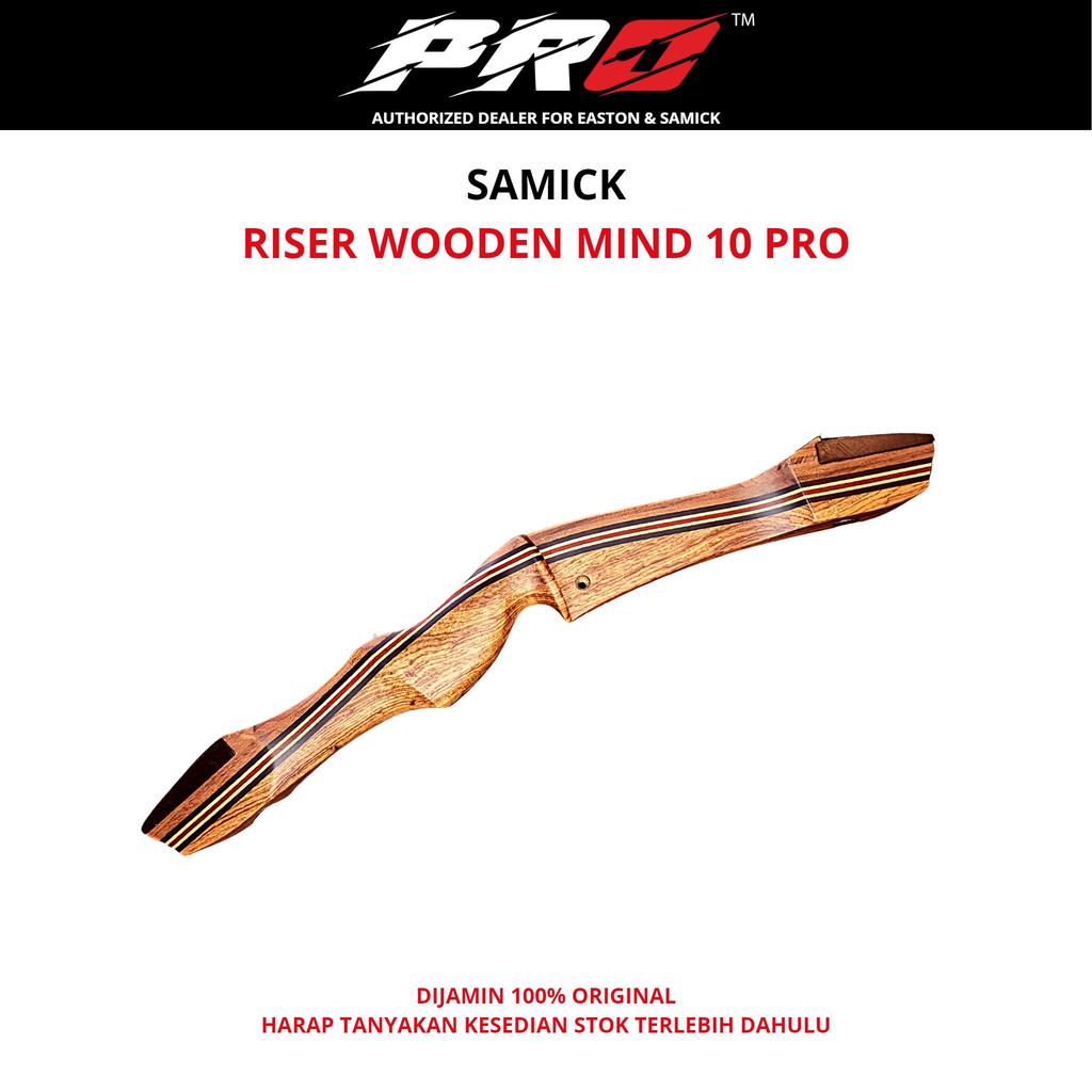 RISER HANDLE SWOODEN BOW SAMICK MIND 10 PRO | HANDLE BUSUR KAYU STANDARD BOW |  ALAT PANAHAN