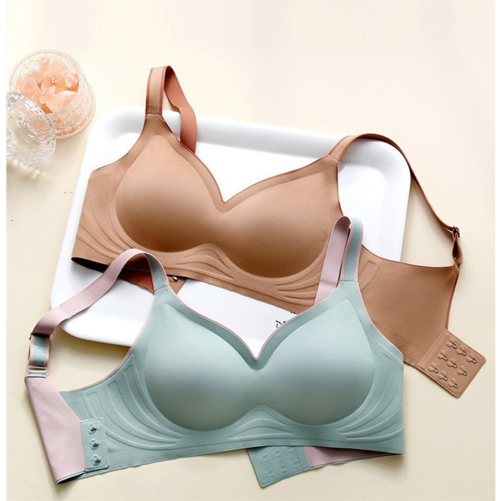 LUX Bra Wanita Seamless Tanpa Kawat Push Up Busa Pakaian Dalam Nyaman Zero Feel LO001
