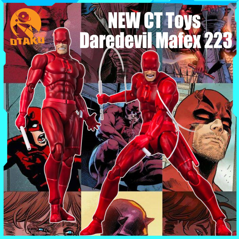 New Ct Toys Daredevil Mafex 223 Figure Shf Daredevil Comic Action Figure Pvc Figurine Statue Model C