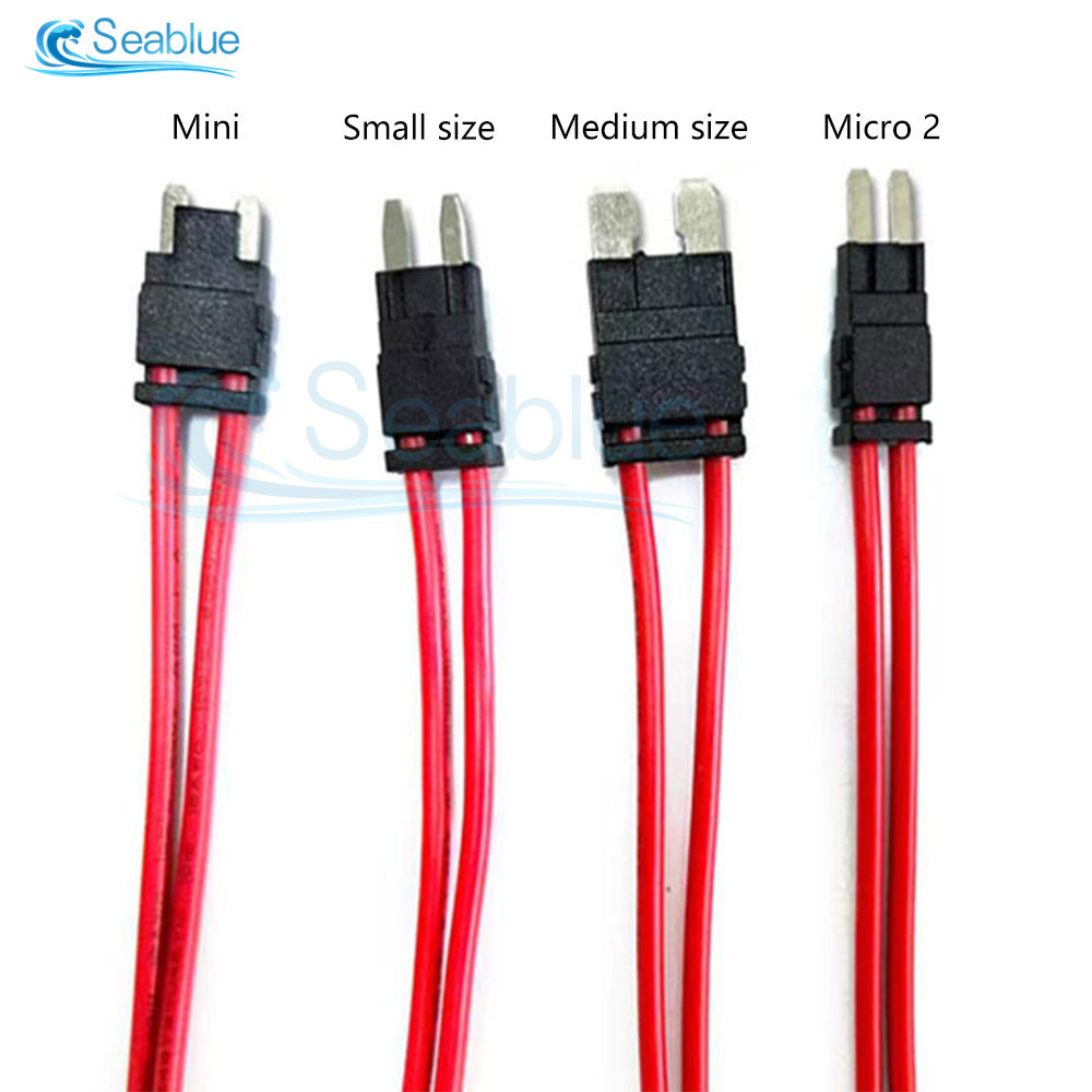 1Pcs 32V 25A ACC 16AWG Car Fuse Holder Mini Small Meum Micro2 Fuse Box ATM Blade Fuse Double Wire Ex