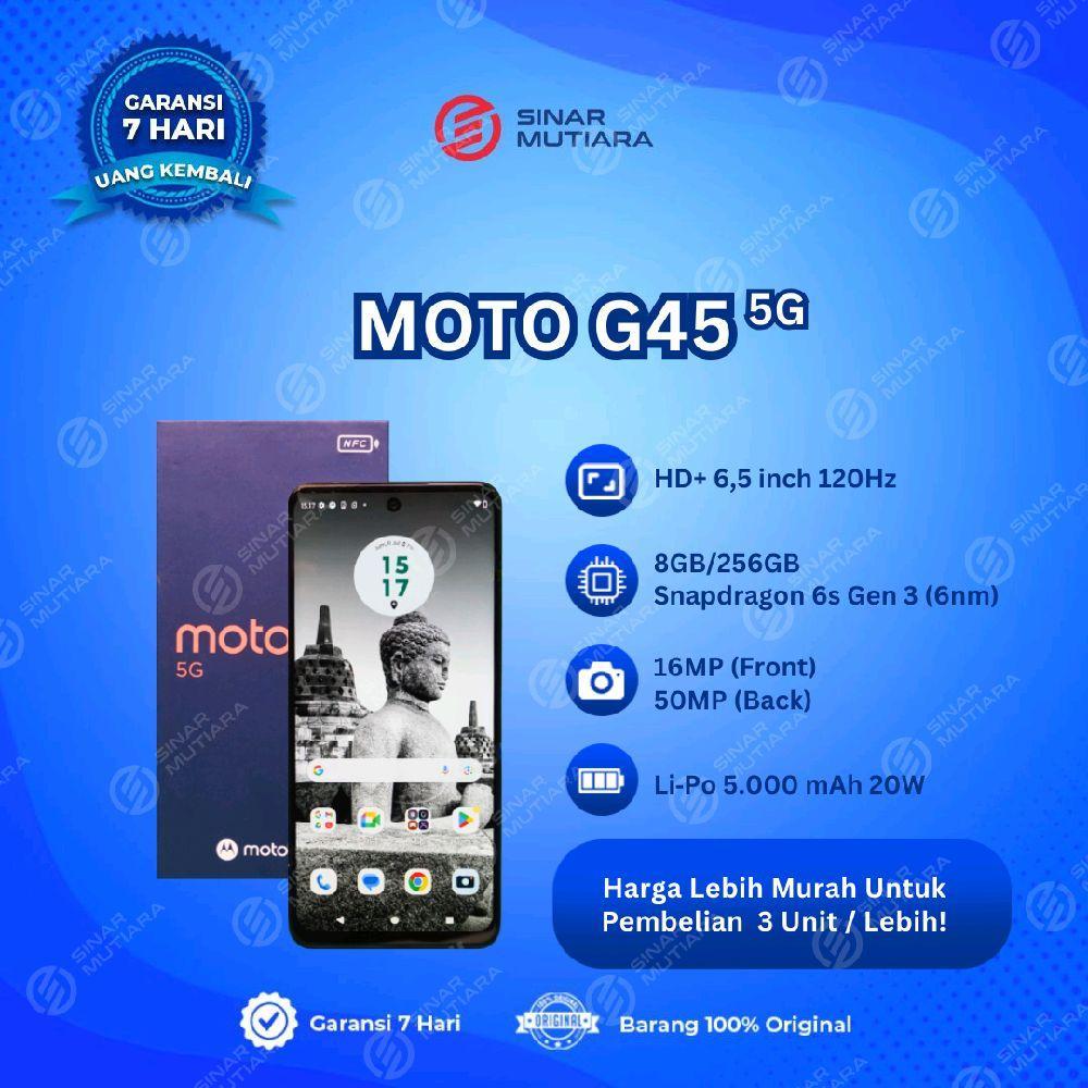 MOTOROLA MOTO G45 8/256 GB HP SECOND ORIGINAL SINAR MUTIARA CELL