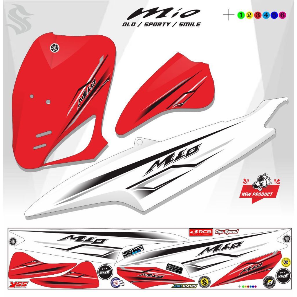 STRIPING STRIPING MIO LAMA / STICKER MIO OLD VARIASI