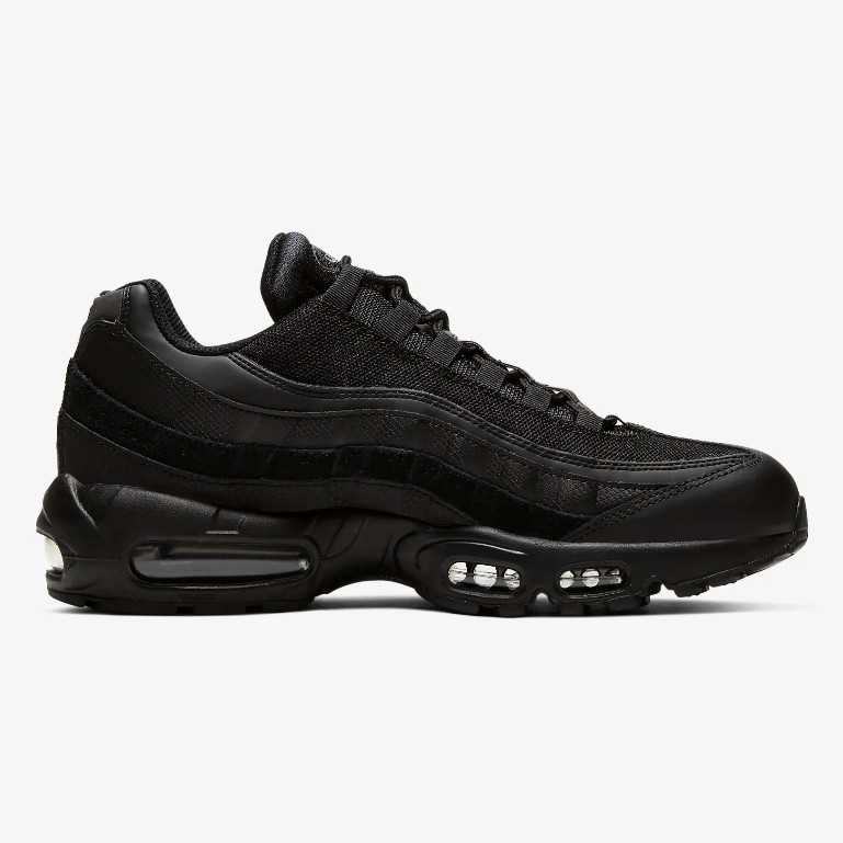 Sepatu Sneaker Air Max 95 Triple Black Original 100% FREE KAOS KAKI & FREE PAPER BAG