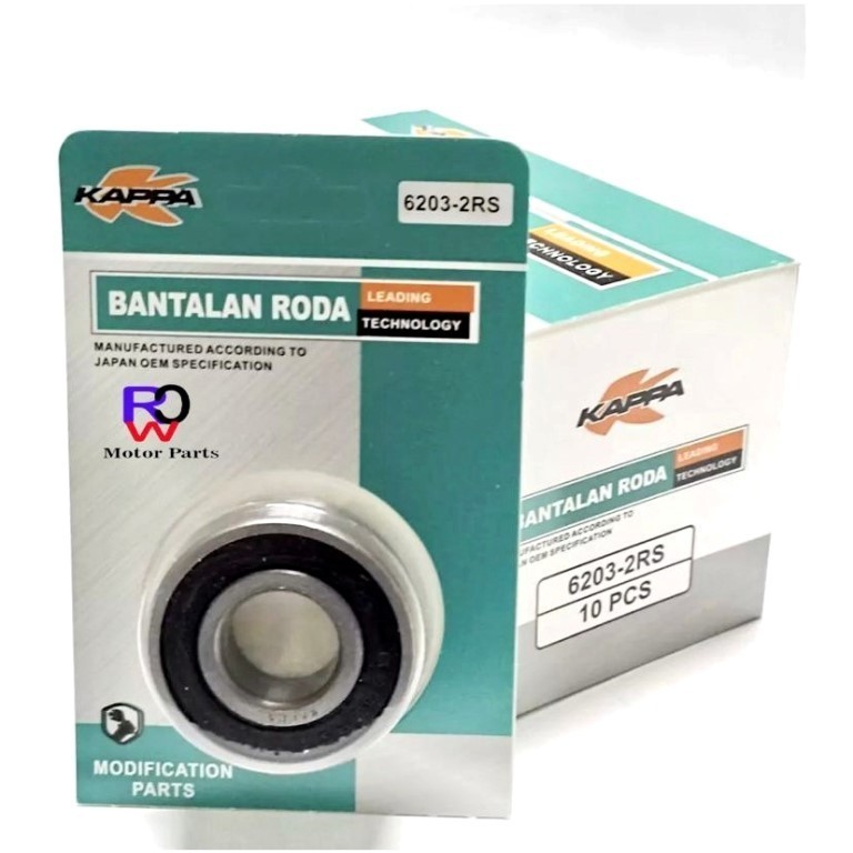 LAKER 6203 KAPPA pres merk random laher bering bantalan roda 6203 rs untuk semua jenis motor bebek h