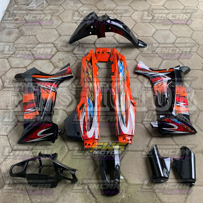 Fullset Body Halus Fizr Orange Hitam 2005