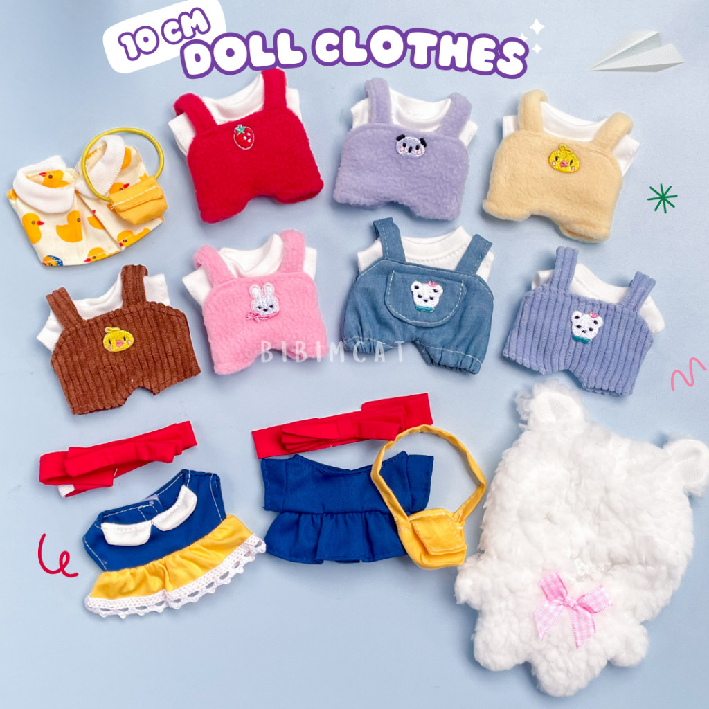 NMZSHOP [10CM] Kpop Doll Clothes / Baju Boneka Kpop