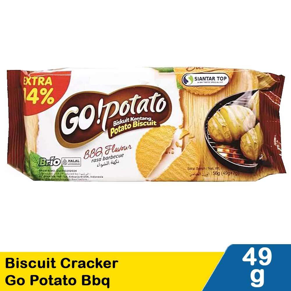 BRIO BISCUIT CRACKER GO POTATO BBQ 49/56g