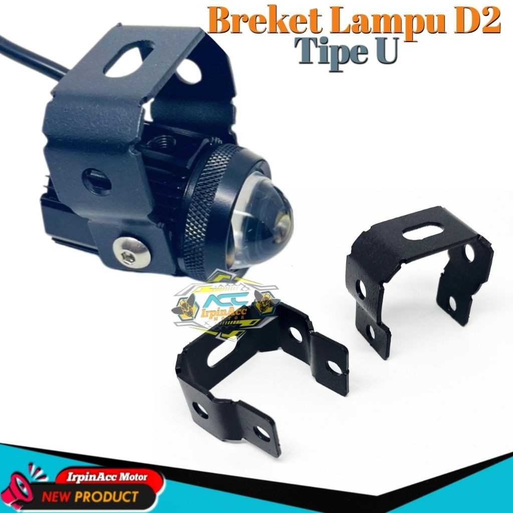 Breket Lampu D2 Laser Dudukan Lampu Tembak Tipe d2 laser