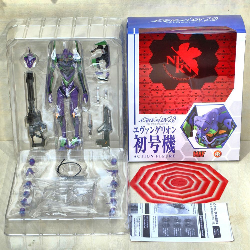 OKAMA RUN Evangelion Revoltech EVA Figure Mafex EVA 080 Action Figures EVA MAF 156 EVA-01 Action Fig