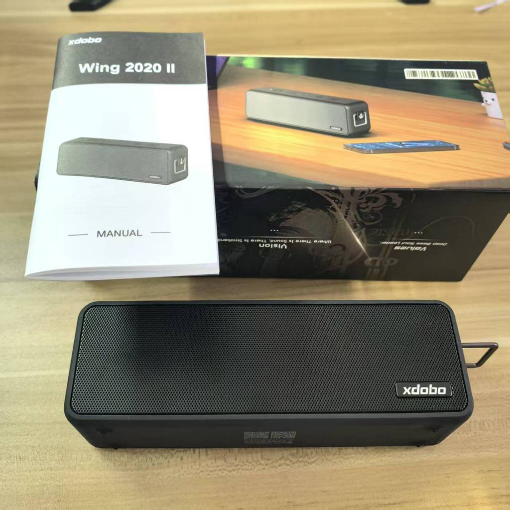 Xdobo Ring Motorcycle Speaker Portable Stereo Sound Deep Bass Home Party Speaker Durable Battery For