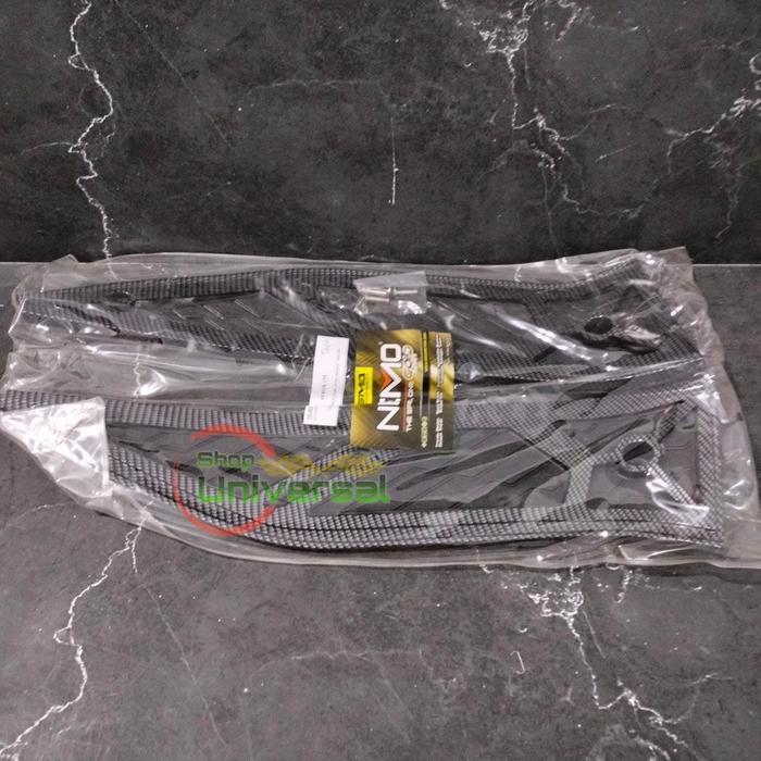 BORDES KARPET PIJAKAN KAKI AEROX 155 CARBON NEMO FLOORBOARD PIJAKAN KAKI AEROX 155 2017-2020 OLD