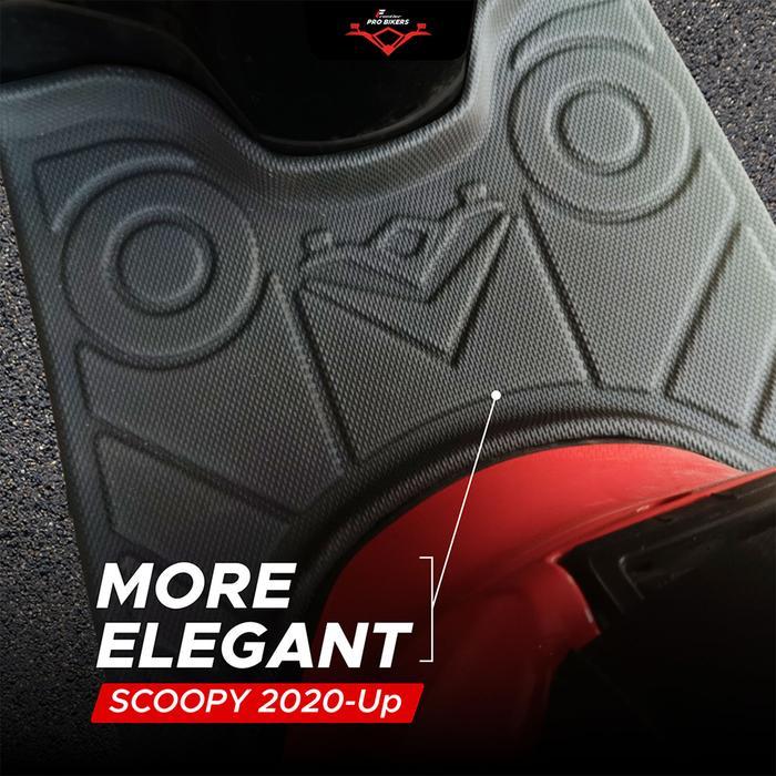 Karpet Motor Honda Scoopy All Type 2020 - 2025 Aksesoris Scoopy Frontier Pro Bikers Type Grain