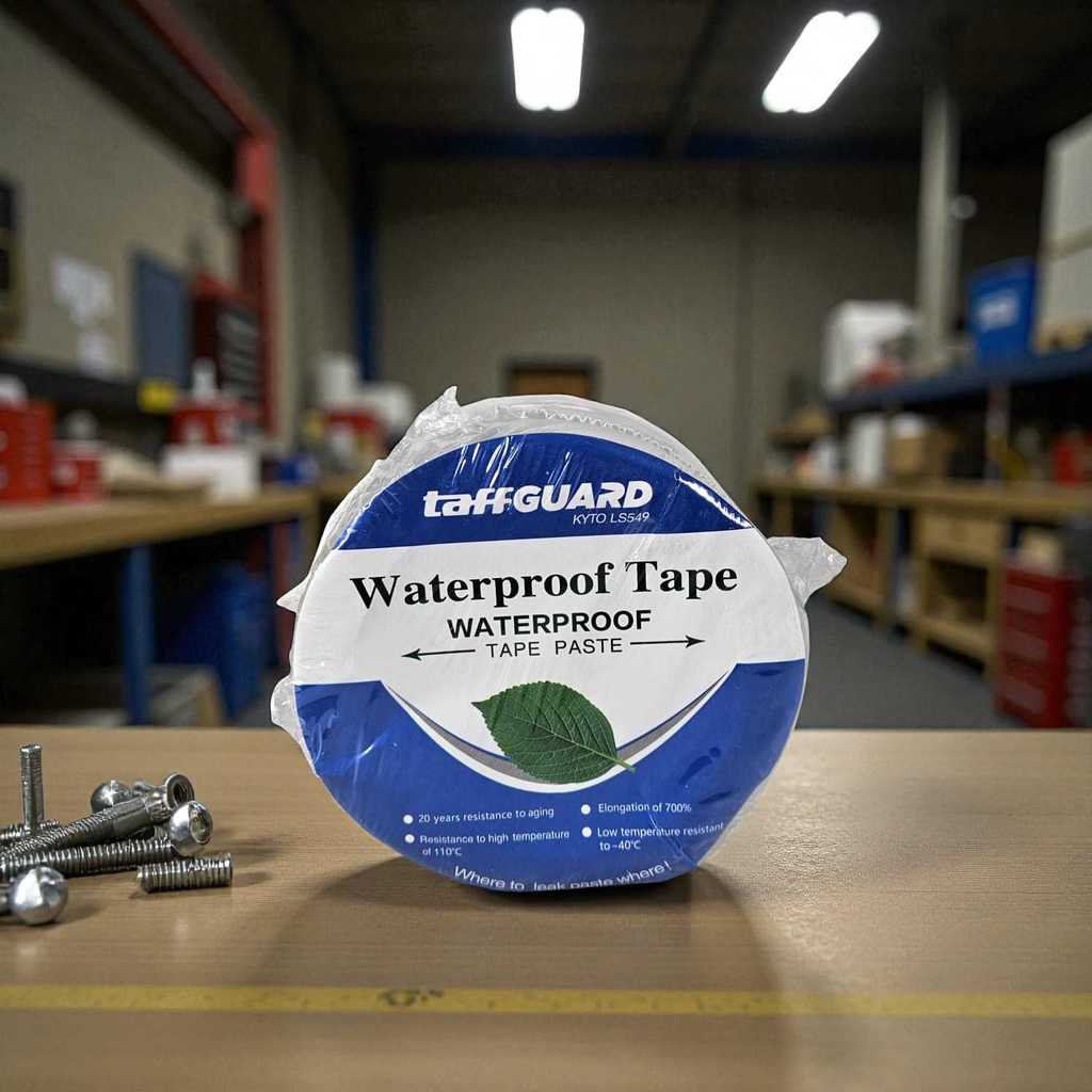 Lakban Perbaikan Anti Bocor TaffGUARD – Aluminium Foil Butyl 0.8mm 5cm x 3M
