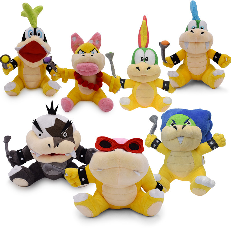 7 Styles Bowser Son Bros Plush Toys Iggy Wendy Morton Roy Ludwig Stuffed Animal Doll Baby Birthday r