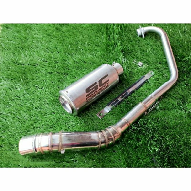 Knalpot Racing SC Project Vixion, CBR Facelift, CBR Lokal, Satria Fu, GSX 150 Dll
