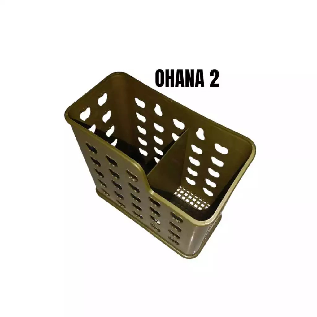 TEMPAT SENDOK OHANA 2 SEKAT / DELI PLAS OHANA 2 / TEMPAT SENDOK GARPU 2 SEKAT OHANA GOLD