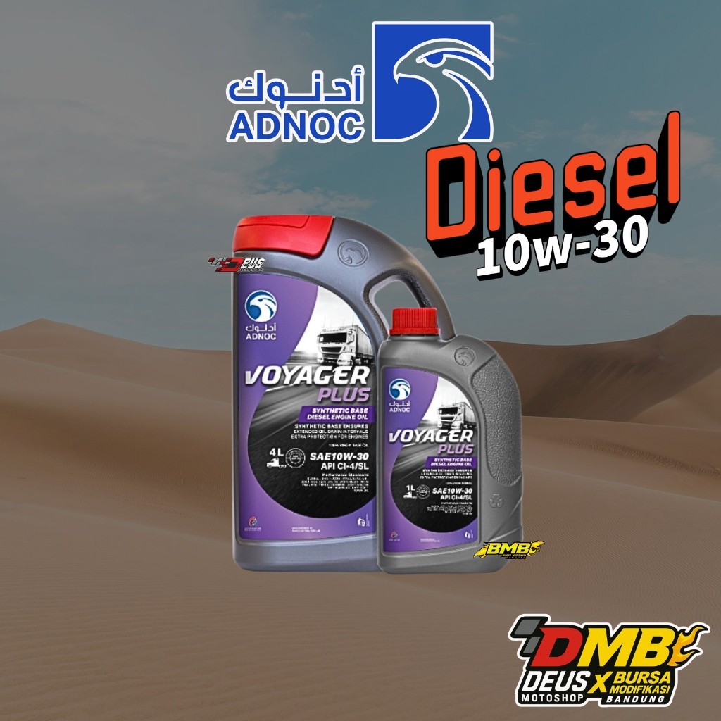 Adnoc Oli Mobil Diesel ADNOC Voyager Plus 10W30 - 1 Liter