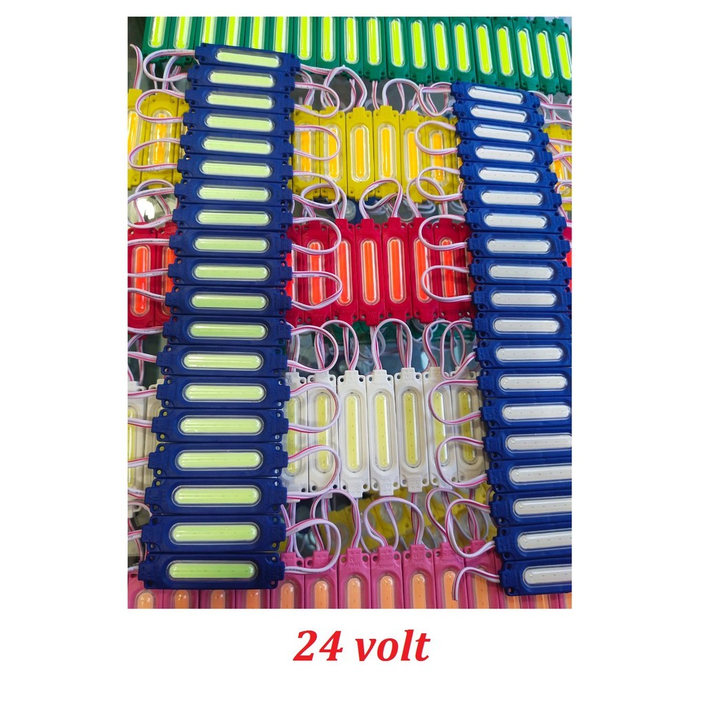 LAMPU LED STRIP MODUL COB 6818 24VOLT WATERPROOF VARIASI MOBIL MOTOR ETALASE NEON BOX 24 V VOLT