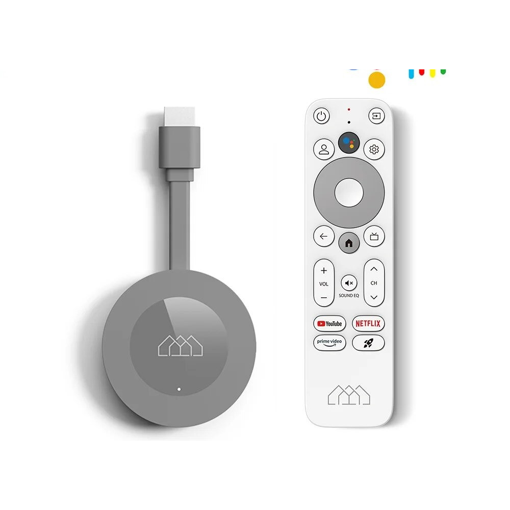 HOMATICS Dongle G 4K TV Stick with Netflix 4K Google Certified 2G32G Amlogic S905Y4 Support Dolby At