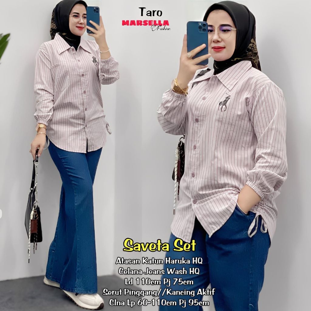 Terbaru 2026 Setelan Wanita Terbaru Saveta Setelan By Marsella Fashion