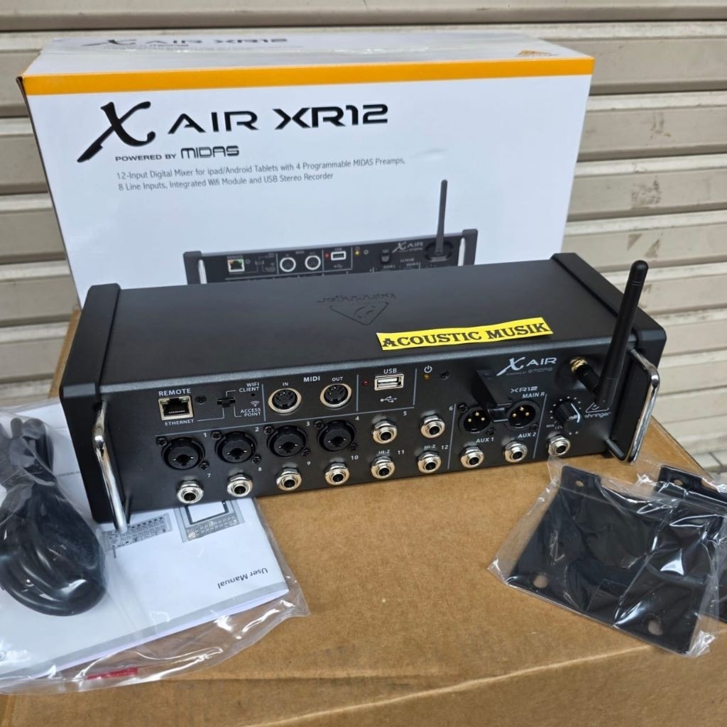 BEHRINGER X AIR XR-12 DIGITAL MIXER RACKMOUNT BEHRINGER X AIR XR 12