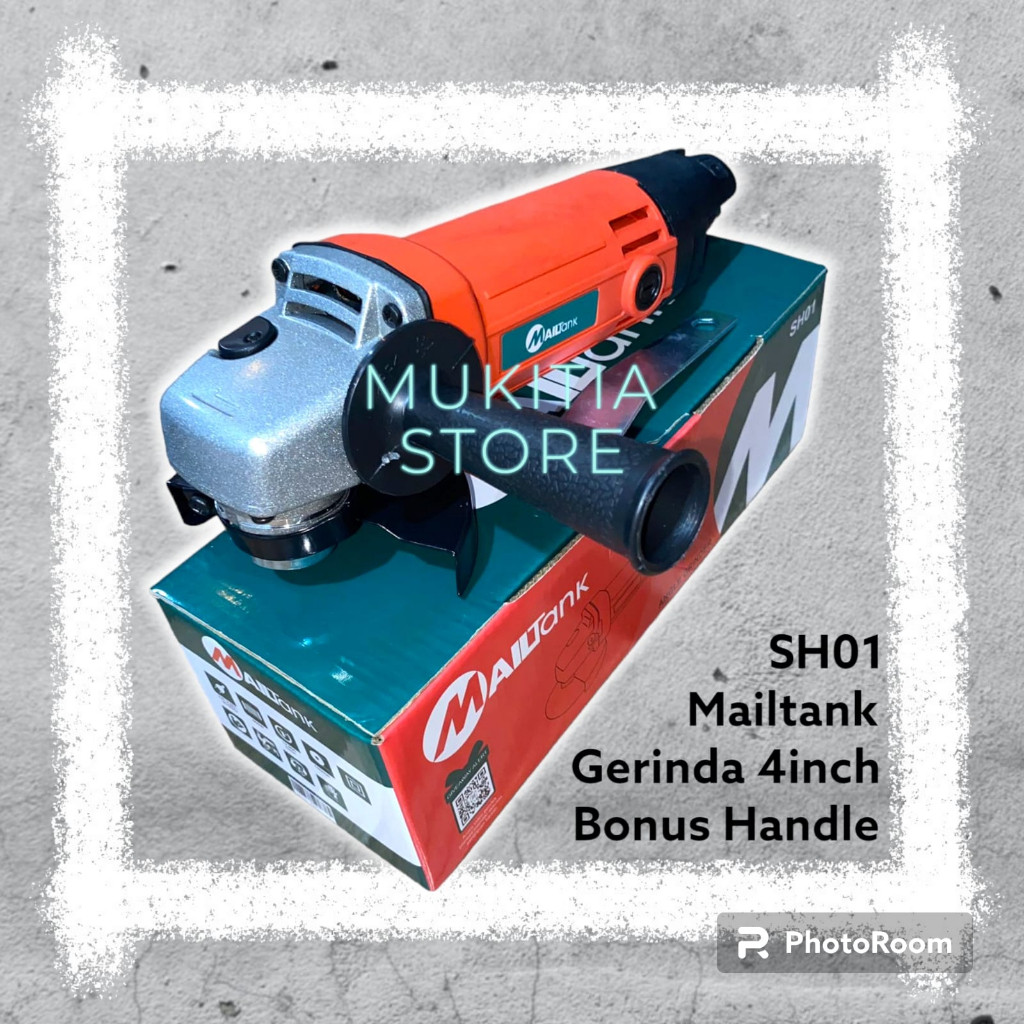 (MURAH) MAILTANK SH 01 Mesin Gerinda Tangan 4" MAILTANK SH01 MERAH Angle Grinder Model MAKTEC MAKITA