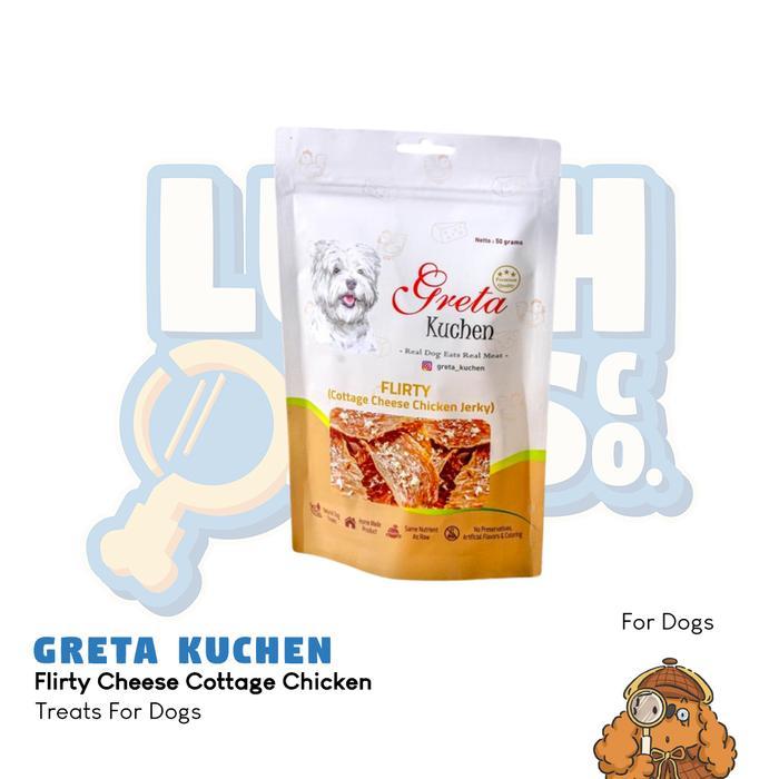 Greta Kuchen Flirty Cheese Cottage Chicken Jerky Dog Treats
