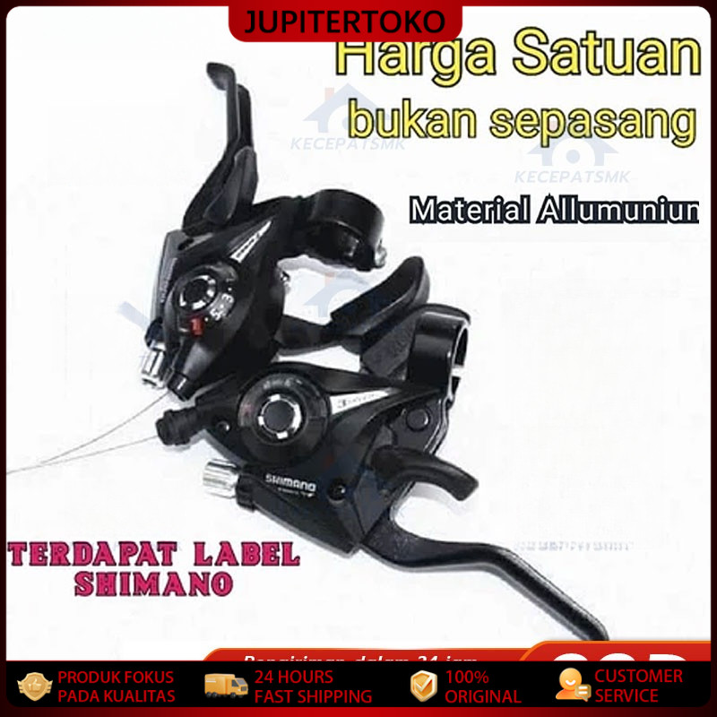 Shifter Operan Gigi Sepeda MTB 3*7 Handle Alloy 1SET Kiri Kanan Handel Sifter Federal Gunung Dewasa