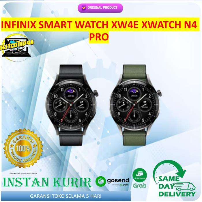 Infinix Smart Watch XW4E XWATCH N4 Pro Garansi Resmi 1 Tahun Layar AMOLED HD 1.43" Tahan Air IP68 Ba