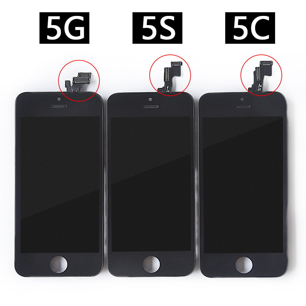 Grade AAA For iPhone 5s 5c 5 SE LCD splay Tou Screen gitizer Assembly Replacement For iPhone SE Scre