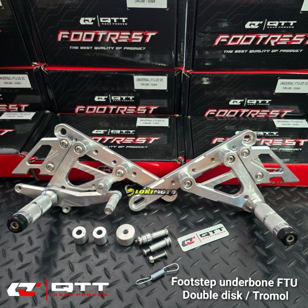 Footstep Underbone UB QTT FTU-02 V2 Universal Billet T6 Rxking Supra 125 GTR