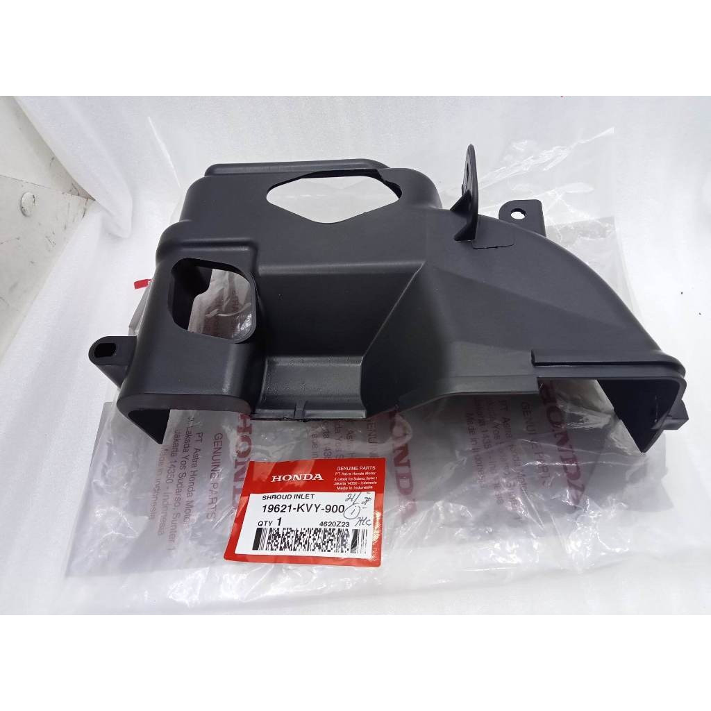 19621KVY900 Shroud In Inlet Tutup Cover Mesin Boring Atas Honda Beat Scoopy Karbu ORI 19621-KVY-900