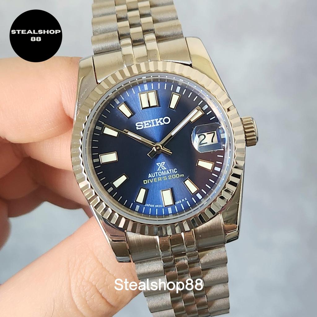 Seiko Datejust Blue Sunburst NH35 Automatic