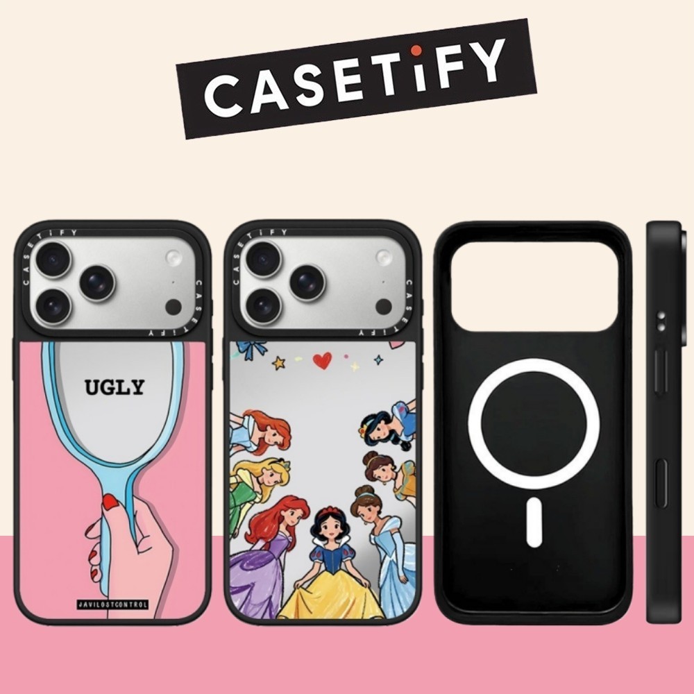New CASETiFY Disney Princess Magnetic Princess Collection Mirror Hard Phone Case for IPhone 17 17Pro