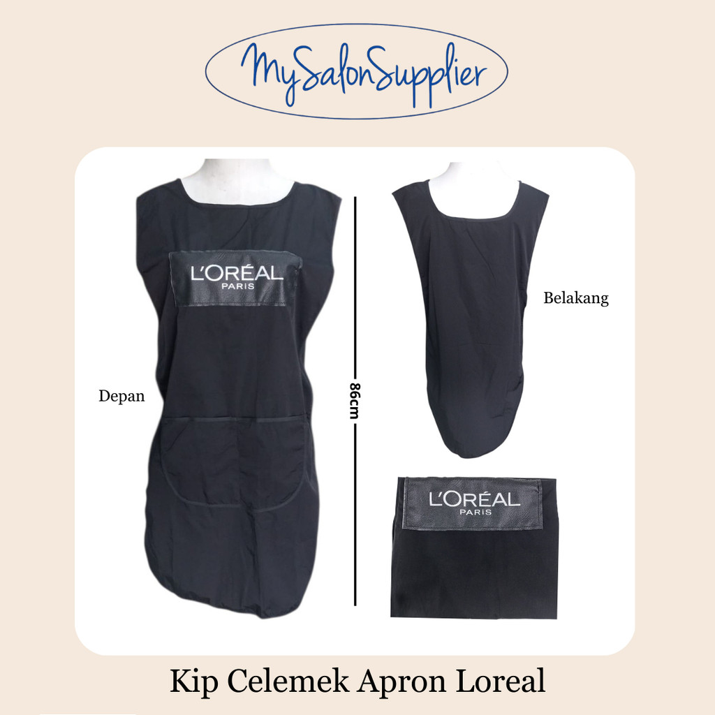 Cape / Kip Celemek Apron Potong Rambut Loreal (diskon)