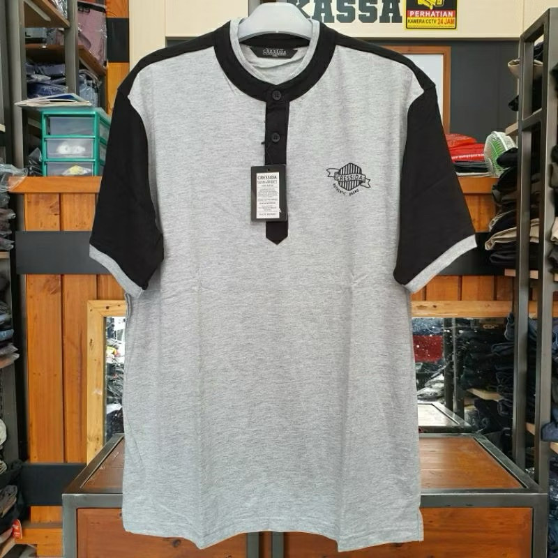 Promo Hits Cressida Kaos Polo Jumbo Big Size Pria | Kaos Kerah Cressida Big Size Original