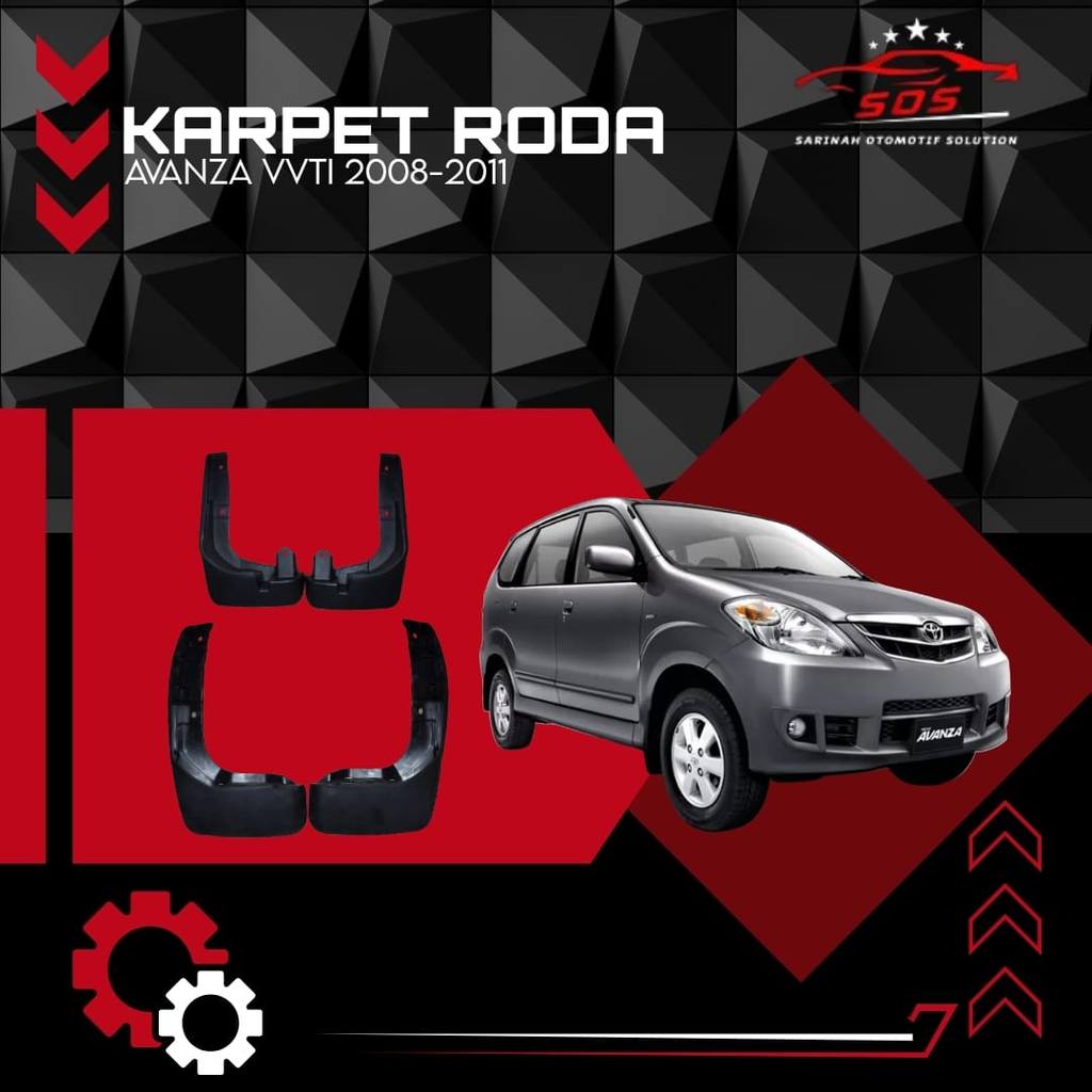 Karpet Roda Mud Guard Toyota Avanza Daihatsu Xenia VVTI 2008 2009 2010