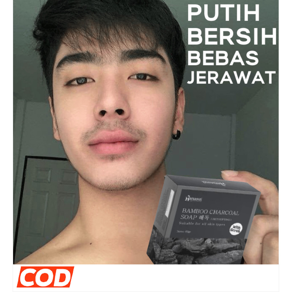 AMPUH Sabun muka pria jerawat dan berminyak | Sabun Pembersih Wajah Pria | Sabun Muka Pria Glowing |